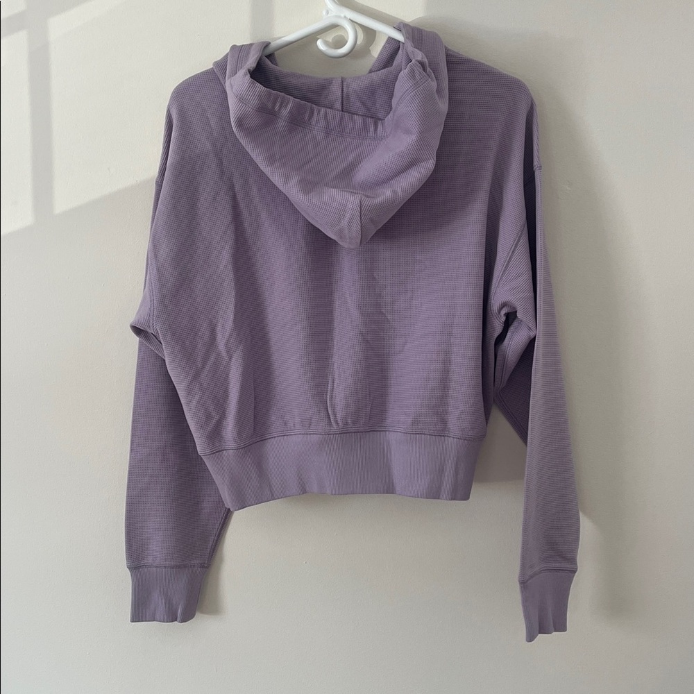 NWT Aritzia Lavender Zip-Up Hoodie Size Small - Picture 8 of 8